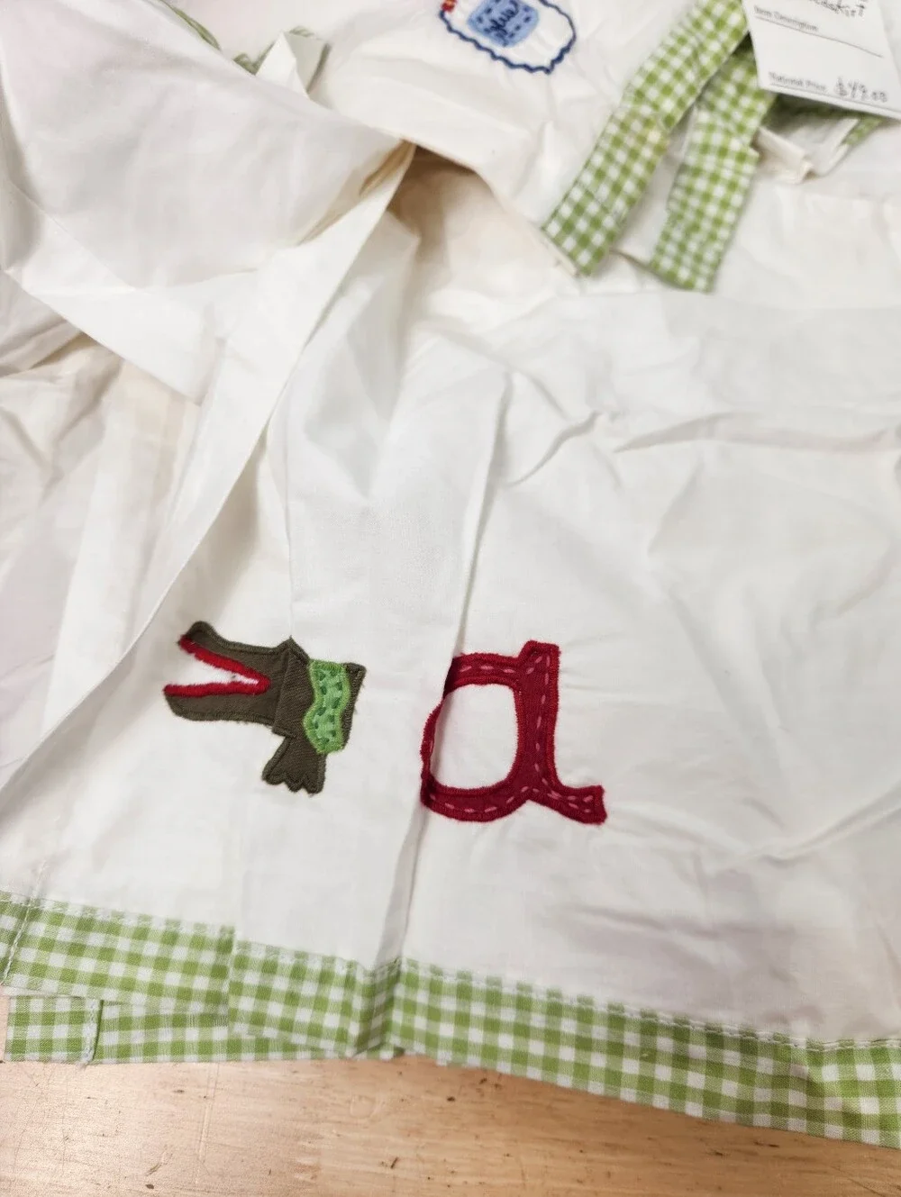 Pottery Barn Kids Alphabet Crib Bed Skirt 28
